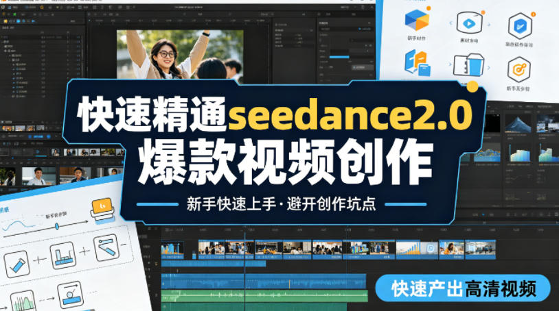 快速精通seedance2.0爆款视频创作,快速产出高清视频,避开大量创作坑点,新手也能快速上手-阿牛笔记