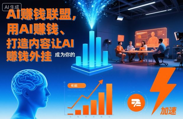 AI賺钱联盟,用AI賺钱、打造内容让AI成为你的賺钱外挂-阿牛笔记