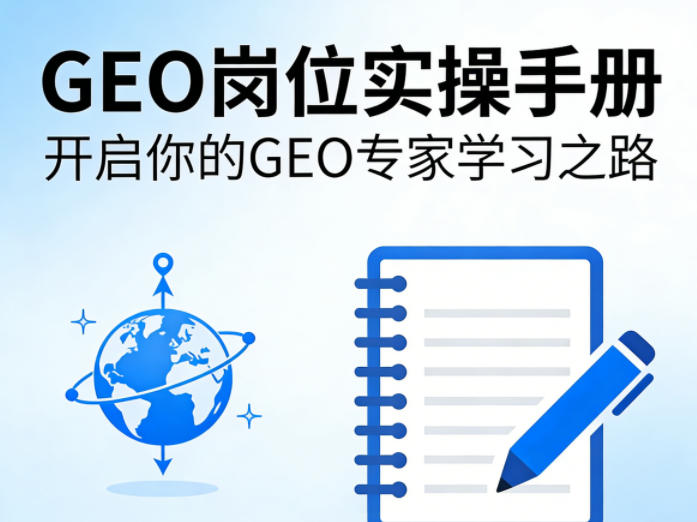 GEO岗位实操手册，开启你的GE0专家学习之路-阿牛笔记