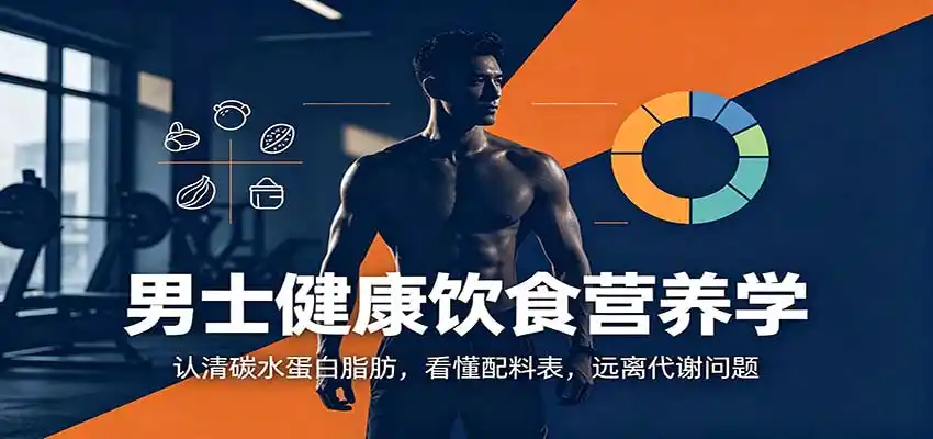 男士健康饮食营养学:认清碳水蛋白脂肪,看懂配料表,远离代谢问题-阿牛笔记