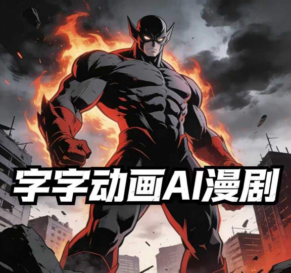 字字动画AI漫剧2026年第1期系统课程，小白看完就能学会实操的漫剧课，单人月收1-3W-阿牛笔记