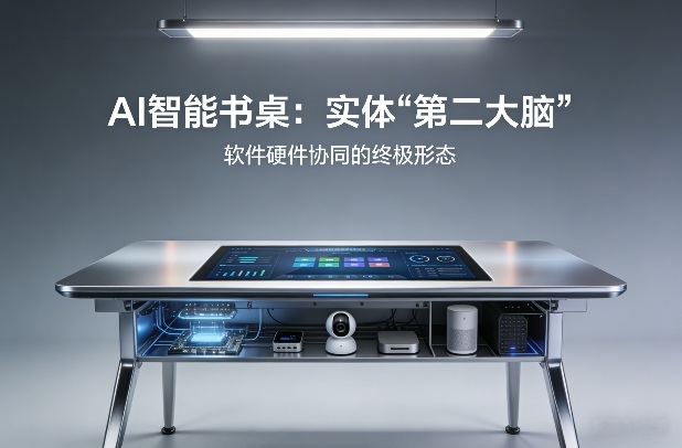 AI智能书桌搭建，构建你的实体“第二大脑”，软件硬件协同的终极形态-阿牛笔记