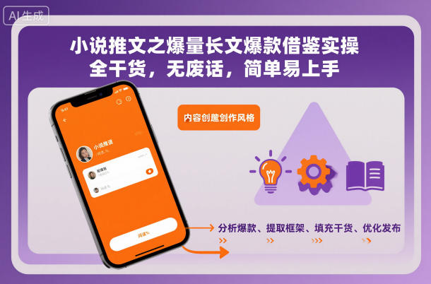 小说推文之爆量长文爆款借鉴实操,全干货,无废话,简单易上手-阿牛笔记