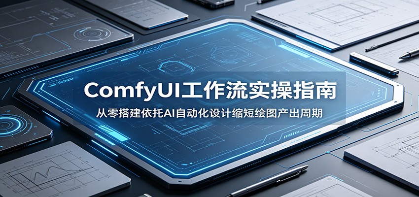 ComfyUI 工作流实操指南:从零搭建依托AI自动化设计缩短绘图产出周期-阿牛笔记