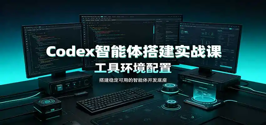 Codex智能体搭建实战课：工具环境配置，自定义技能开发，多业务自动化教学-阿牛笔记