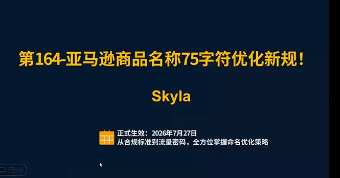亚马逊跨境实战课:全品类选品逻辑|SP/SB/SD广告精细化|新品打爆旺季爆单全套运营教程-阿牛笔记