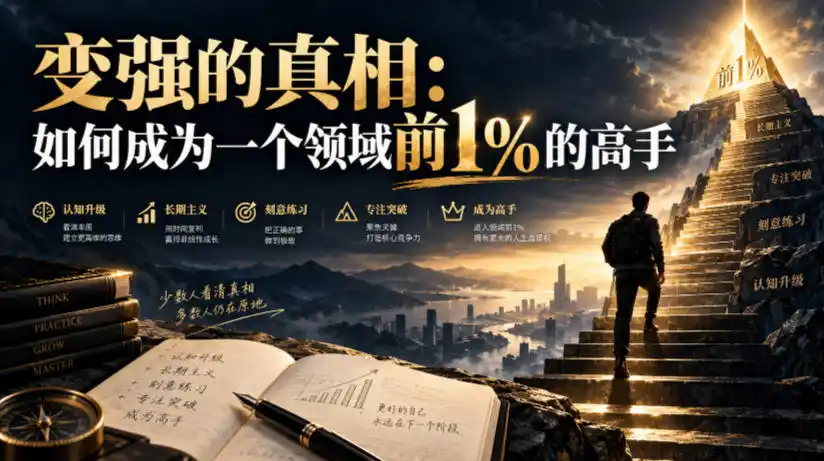付费文章:变强的真相:如何成为一个领域前1%的高手-阿牛笔记