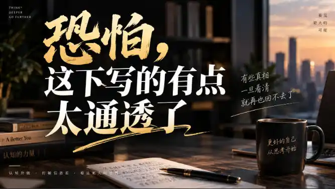 灏泽叔最新付费文章:恐怕,这下写的有点太通透了-阿牛笔记
