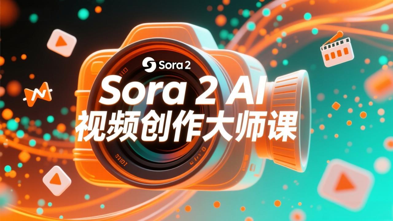 如何利用Sora 2创建流行AI人工智能视频大师班教程：掌握创作全流程，产出百万播放内容-阿牛笔记