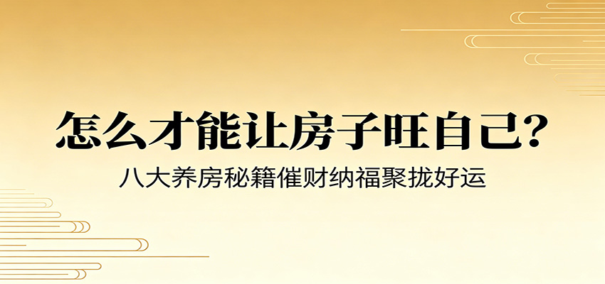 付费文章《怎么才能让房子旺自己？》八大养房秘籍催财纳福聚拢好运-阿牛笔记