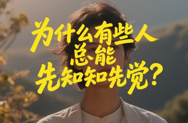 付费文章：为什么有些人总能先知先觉？-阿牛笔记