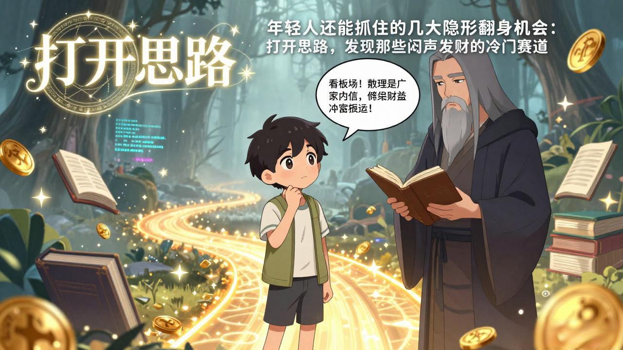 付费文1+2：年轻人还能抓住的几大隐形翻身机会：打开思路，发现那些闷声发财的冷门赛道-阿牛笔记