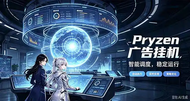 Pryzen广告全自动挂机给自己一个交代,门槛低,零基础小白也可以快速上手-阿牛笔记