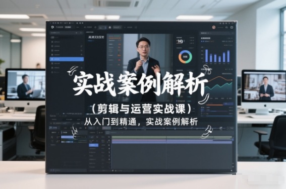 剪辑与运营实战课，从入门到精通，实战案例解析(更新2026)-阿牛笔记