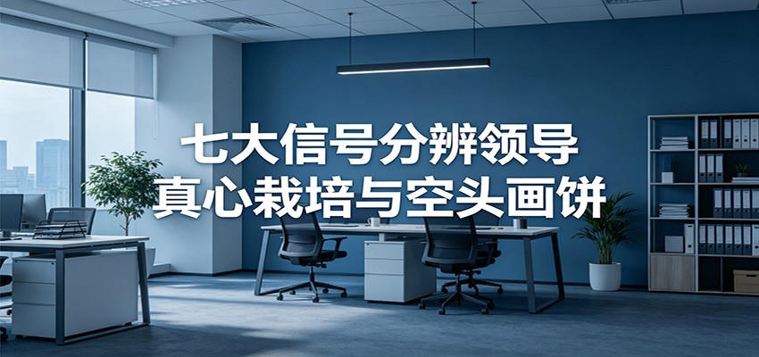 付费文章《七大信号分辨领导真心栽培与空头画饼》读懂管理背后人性逻辑-阿牛笔记