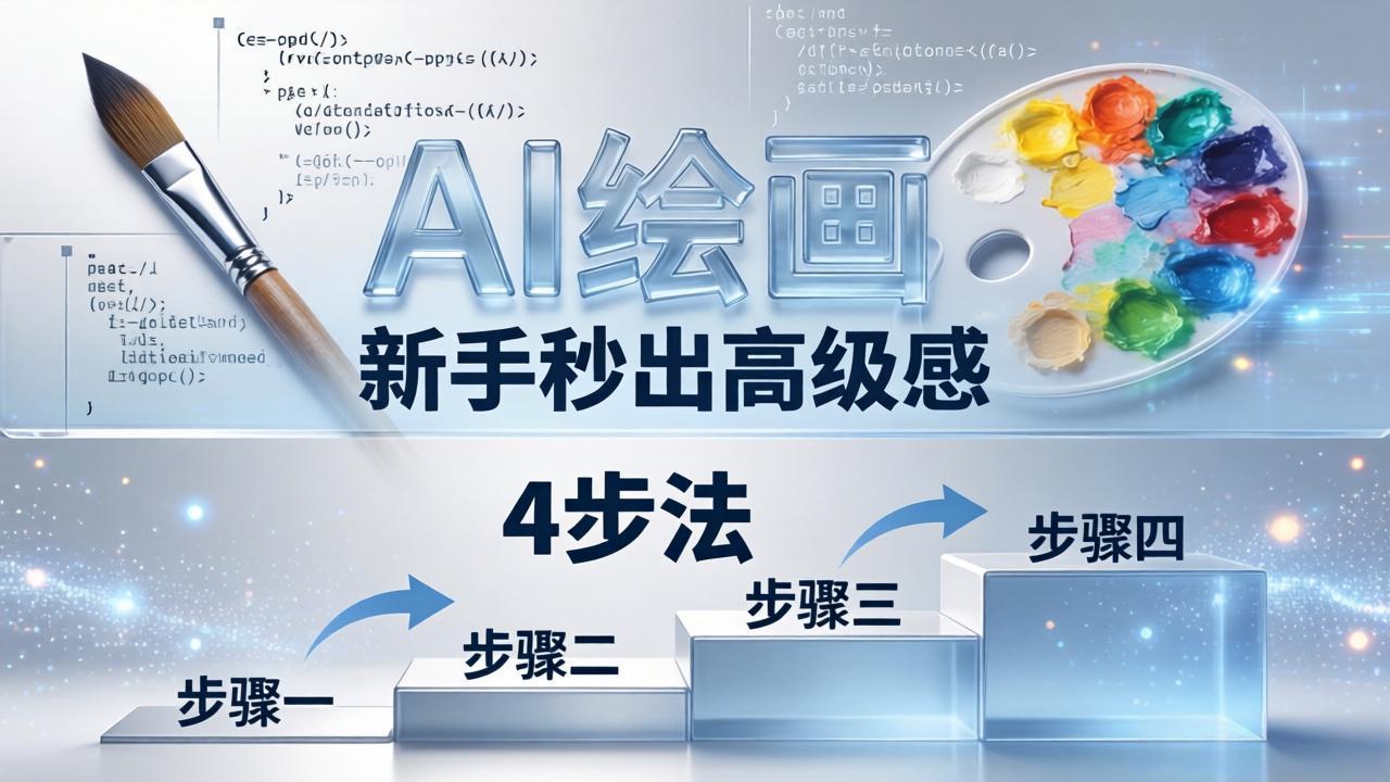 AI绘画入门别再硬磕了！即梦4步法：万能提示词公式+BRTR框架，新手秒出高级感-阿牛笔记
