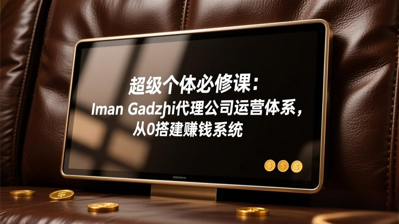 超级个体必修课：Iman Gadzhi代理公司运营体系，从0搭建赚钱系统-阿牛笔记